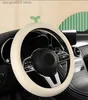 يغطي عجلة القيادة مغطاة سيارة توجيه Cover Cover Cover Cover Cover For 35/36/37/38 سم قطرها Universal لـ VW Beetle Polo Golf Honda Civic Mini T230717