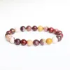 SN1085 Moukait-Jaspis-Armband, Reiki-Energie-Erdungs-Armband, Wurzel-Chakra-Armband, modisches Yoga-Mala-Armband279I