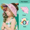 CAPS HATS Spring Autumn Cute Unicorn Parent-Child Bucket Hatt med pannband Girls Fashion Kids Sun Hat Outdoor Summer Child Cap 230717