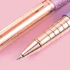 Montagut Electricating Pen Bottle Golden Trim Iridium Roller Ball Professional Stationery Writing Gift