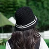 Berets Sommer Hohl Kühle Eimer Hüte Koreanische Gestrickte Sonnencreme Hut Im Freien Reise Fischer Becken Kappe Mode frauen Kleine Topf