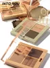 Ombre à paupières INTOYOU Palette de fard à paupières 4 couleurs Cosmétiques Matter Shimmer Eye Shadows Palette Maquillage quotidien pour les femmes 230717