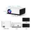 Altri accessori per proiettori T01 Mini proiettore HD Native1280 x 720P LED Android 2.4G/5GWiFi Proiettore Video Home Cinema Smart Movie Game Proyector x0717