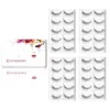 False Eyelashes 20 Pairs bulk Faux Cils Wispy Fake EyeLashes Extension Handmade Natural Soft Invisible Clear Thin Band Makeup 230617