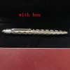 Stylos de luxe GIFTPEN stylo roller en métal en édition limitée avec pierres précieuses et boîte rouge comme cadeau à bille242b