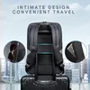 Sac à dos KORIN Slim ordinateur portable hommes 15,6 pouces bureau travail sac d'affaires unisexe noir ultraléger mince Mochila