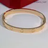 Pulseiras de designer para mulheres Pulseiras de ouro rosa de marca clássica com diamantes, joias da moda Novo estilo, presentes de feriado personalizados