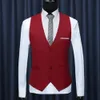 Men s Tank Tops Fashion Men Vests Waistcoat Solid Color V Neck Sleeveless Buttons Blazer Plus Size Formal Business Jacket 230718