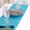 Black Colour Wedding Table Runner Decoration Satin Table Runner for Modern Party Home Hotel Banquet Decoration Wholesale Qhmut