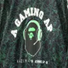 Nieuwe A Bathing A Ape Alphabet Co-merk Esports Camo-hoodie