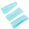 Headwear Hair Accessories 12 Pack Boho Wide Headband with Button Elastic Turban Band Yoga Head Wraps for Women and Girls 230718