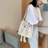 Вечерние сумки In ind Fashion Canvas Bag Женщина милая медвежь