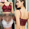 Bras Sexy Thin Triangle Bra For Women Lingerie Wireless Underwear Push Up Solid Color Bralette Female Padded Brasserie239V