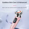 Appareils de soins du visage EMS V Face Shaper Masseur de levage Double menton Réducteur LED Mésothérapie Radiofréquence Raffermissement de la peau Élimination des rides 230717