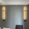 Lampada da parete moderna minimalista lunga per soggiorno TV sfondo decorazione Safa 60/80/100/120/140 cm lampade da comodino camera da letto