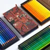 Marco Master Collection 80 Renkler Lüks Hediye Profesyonel Güzel Sanatlar Yağı Andstal Renk Kalem Seti Çizim Renkli Pencil Y2303P