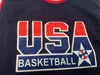 Outdoor Tshirts 1992 Dream Team #9 Basketball Jerseys Navy White All Stitched Throwback 230717