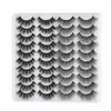 False Eyelashes 20 Pairs 3D Mink Lashes Dramatic False Eyelashes Faux Cils Natural Soft EyeLash Extensions Handmade Long Wispy Lashes Maquiagem J230717