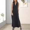 Casual Jurken Chique Zomer Gewaad Jurk Geplooide Losse Grote Zoom Lady Vrouwen Vest Kledingstuk