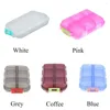 Opslag Flessen Draagbare Plastic Dispenser Container Medicatie Case Tablet Organizer Box 12 Grid