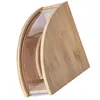 Coffee Filters Cleaning Accessories Storage Rack Filter Countertop Holder Paper Wood Office