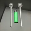 Glazen Pijpen Roken geblazen waterpijp Fabricage Handgeblazen bongs Klassieke transparante lange rechte pot met een lengte van 15cm en een bellendiameter van 30mm