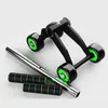 AB Rollers Four Wheeled Abdominal Wheel AB Roller Non-Slip Arm Midje Midja Träning Kärnträning Muskler Träning Body Building Fitness Equipment HKD230718