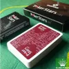 2015, póker de PVC de Color rojo y negro para naipes elegidos y de plástico, estrellas de póquer 2383
