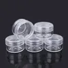 5Gram Empty Clear Plastic Cosmetic Containers Sample Packing Portable Travel Bottle Pot Jars for Cream Lotion 5ML Cudif