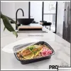 Disposable Dinnerware Kitchen Supplies Dining Bar Home Garden Lunch Box With Liddisposable Meal Prep 750Ml Plastic Takeaway Drop Top Quality