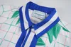 Camicie casual da uomo Strisce blu colorate Casablanca Tennis Club Flag Camicia lunga con stampa cammello Abbigliamento da spiaggia hawaiano di alta qualità da donna 230718