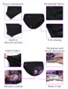 Cykel shorts Wosawe Womens MTB Bicycle Briefs Underwear 3D Padded Printing Pad Road Bike Triangle Underpants 230717