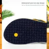 Slipare trend sommar yttre slitage flip-flops manlig personlighet strandvattentät klipp drag studenter utomhus klipp fot mode mäns tofflor l230718