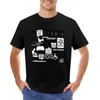 Erkek Polos Kayıp Tırnaklar T-Shirt Vintage T Shirt Yaz Üstleri Pamuk