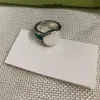 New Fashion Unique Design Couple Epoxy Ring Simple High-quality Silver-plated Ring Trend Matching Supply NRJ246x