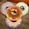 Plush CUDIONS 45/70 cm Donutformad sittdyna fyllda leksaker bil plyschstol soffa kudde rumsdekor för barn vuxna r230718