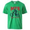 T-shirts voor heren Blijf bewegen met passie om te fietsen T-shirts Man Zacht ademend T-shirt Katoen Tour Top Casual Perfect Short
