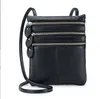 Echt leer Zachte kleine schoudertas voor dames Vintage Crossbody Bag Cash Purse Mobiele telefoon Baga Handtas Purse voor meisjesportemonnees