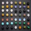 20 pièces perles de pierre en vrac 8mm 10mm 12mm rondes semi-précieuses pierres précieuses naturelles Quartz couleurs mélangées pour la fabrication de bijoux234s