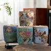 Storage Bottles Jars Tea Pot Ceramic Coarse Pottery Mini Portable Sealed Size Moisture-Proof Household Box