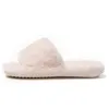 Cotton Wool 560 Solid Slippers Color for Women's Autumn and Winter Seasons Fashion Thick Soled Warm Home Flat Shoes Slides 2 76