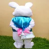 2019 Profesjonalny Profesjonalny Mascot Easter Bunny Costume Bugs Rabbit Hare Adult Fancy Dress Cartoon Suit273m