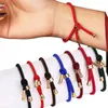 Lien Bracelets Réglable Rouge Protection Chanceux Amulette Corde Tressée Bracelet Pour Hommes Femmes Couple Saint Valentin Cadeaux