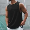 Herren-Tanktops Muscleguys Gym Top Männer Bodybuilding Singlet Fitness Stringer Ärmelloses Hemd Mesh Schnelltrocknende Kleidung Sportwear Muskelweste 230718