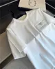 Men's T-Shirts Designer Triangle Pocket Letter Adhesive Strip Fashion Casual Versatile Round Neck Short Sleeve Tshirt for Men J2SV
