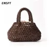 Neue Sommer-gewebte Tasche, fertige Holzperlen-Tasche, handgefertigte Perlentasche, inspiriert von der Sommer-High-End-Kleinhandtasche 230718