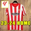 Sporting de Gijon 2023 2024 Jerseys de futebol NOMBRE CHEMA home away 3th RIVERA P.GARCIA KRAVETS J.BERROCAL 23 24 camisa de futebol S-2XL homens crianças