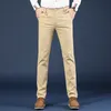 Mężczyzn Classic Business Office Casual Four Seasons może nosić wysokiej jakości Slim Fit Spodni 230718