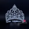 Beauty Pageant Award Gold Contoured Justerable Crown och Tiara Rhinestone Crystal Bridal Wedding Hair Jewel Classic Silver Gold 291y