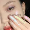 Autre maquillage Ombre à paupières chatoyante pourpre Texture purée de pomme de terre Longue durée Fard à paupières non sec Paillettes nacrées Haute brillance Korean Comestic J230718